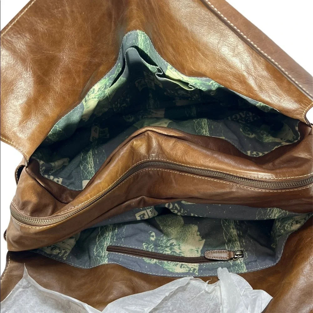 Gorgeous Travel Bag/ Gym Bag***Brown Leather**NWT $1695